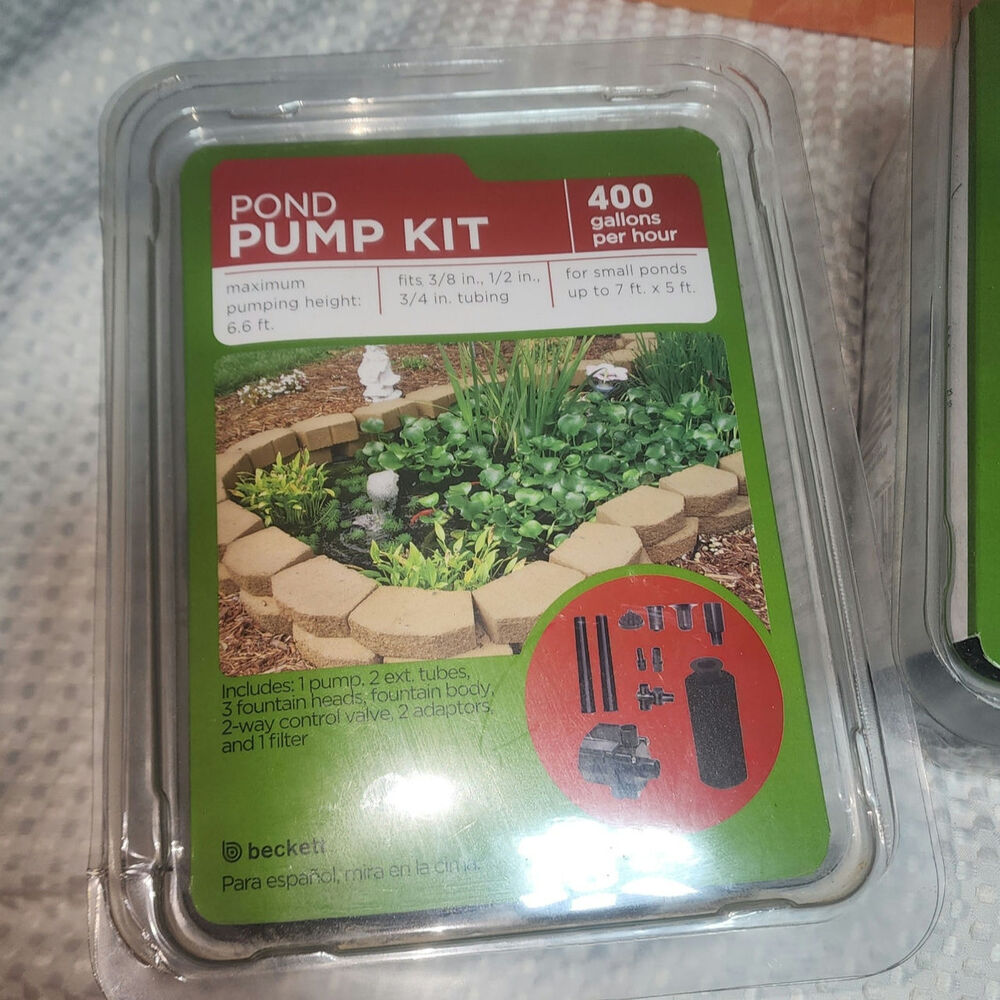BECKETT NWT 400 GAL POND PUMP KIT